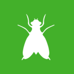 mosquito joe gnat icon on green background